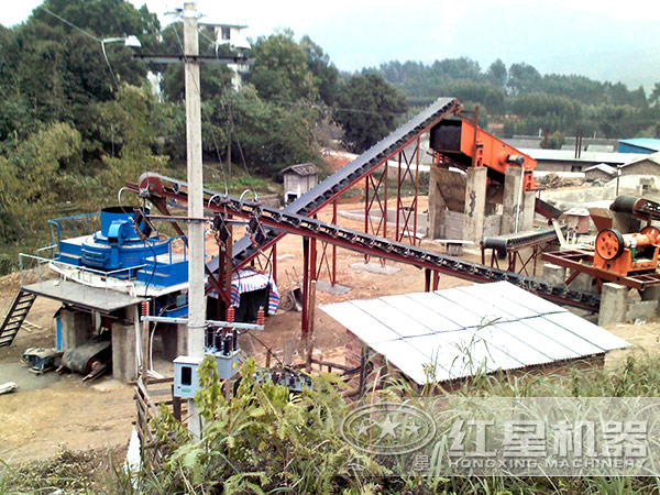 制砂設備生產(chǎn)現(xiàn)場