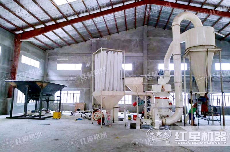 客戶磨粉現(xiàn)場(chǎng)